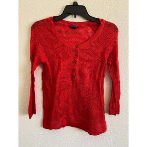 American Eagle Red Knit SP Shirt